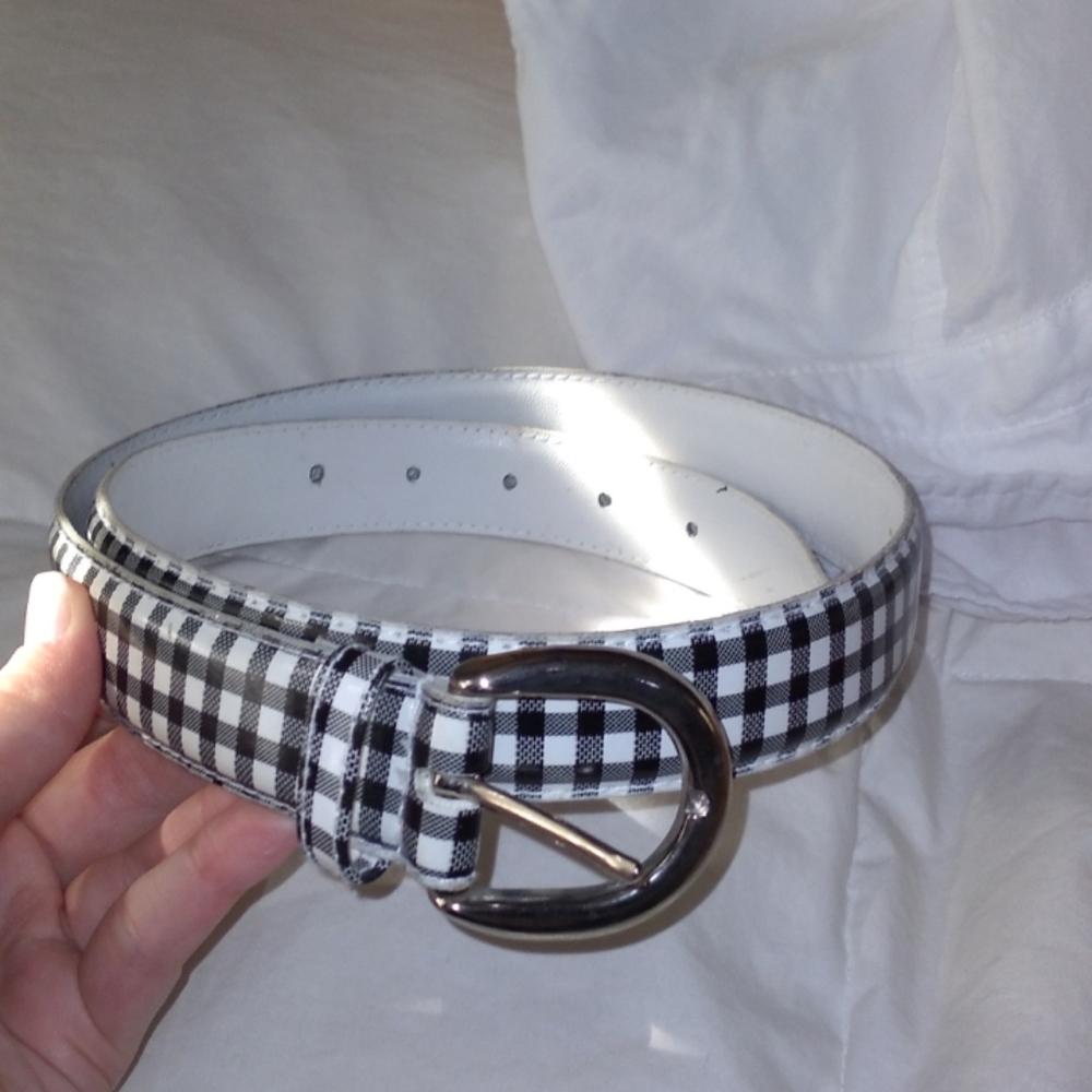 Plaid Large Belt